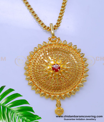 DCHN236 - Attractive Single Stone Chain Dollar Design for Ladies