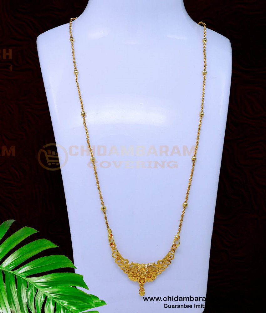 DCHN267 - Latest Daily Wear Long Chain Dollar Design Gold Model