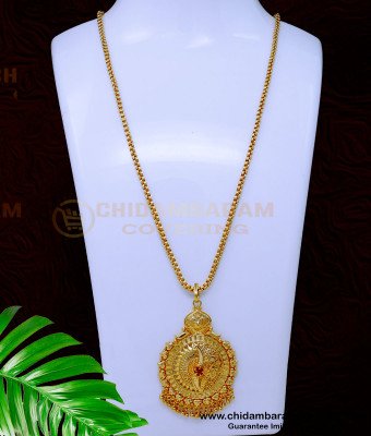 DCHN270 - New Stone Dollar Marriage Gold Chain Designs for Ladies