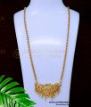 DCHN280 - Unique Peacock Model Ruby White Pendant Chain Design
