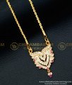 DLR088 - New Model Impon Getti Metal Medium Size Dollar With 24 Inches Long Chain for Women