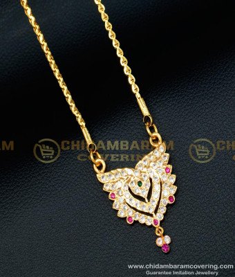 DLR088 - New Model Impon Getti Metal Medium Size Dollar With 24 Inches Long Chain for Women
