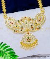 DLR126 - New Model Impon Dollar Chain Full Peacock Design Pendant Chain Collection for Wedding