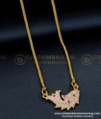 DLR174 - Impon Fish Dollar With 24 Inches Long Chain for Daily Use