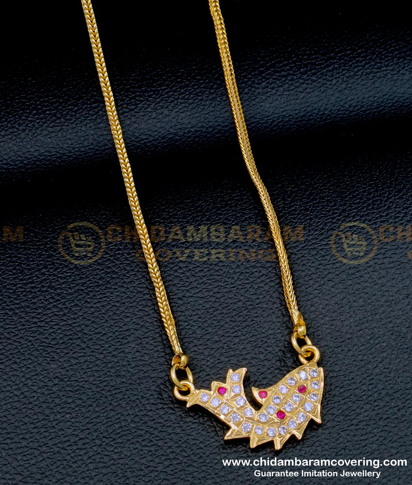 DLR174 - Impon Fish Dollar With 24 Inches Long Chain for Daily Use