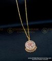 DLR181 - Latest Round Shape Stone Dollar Chain Panchaloha Jewellery