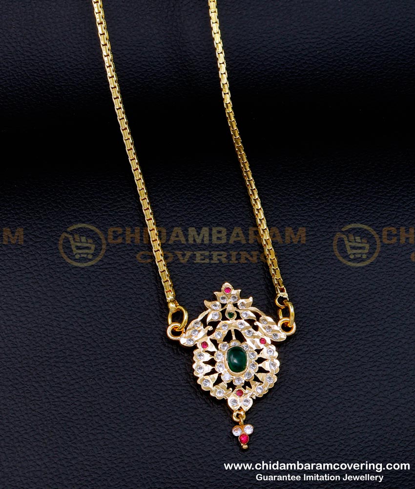 DLR197 - New Model Gold Plated Women Impon Dollar Chain Designs 