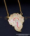 DLR198 - Traditional Gold Design Impon Dollar with Long Chain Online 