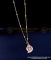 DLR216 - Cute Small Size Leaf Design Impon Dollar Chain Designs