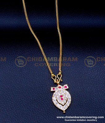DLR231 - Impon Pendant Chain Gold Plated Jewellery with Guarantee