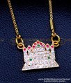 DLR233 - Latest Impon Stone Dollar with Daily Use Long Chain for Women