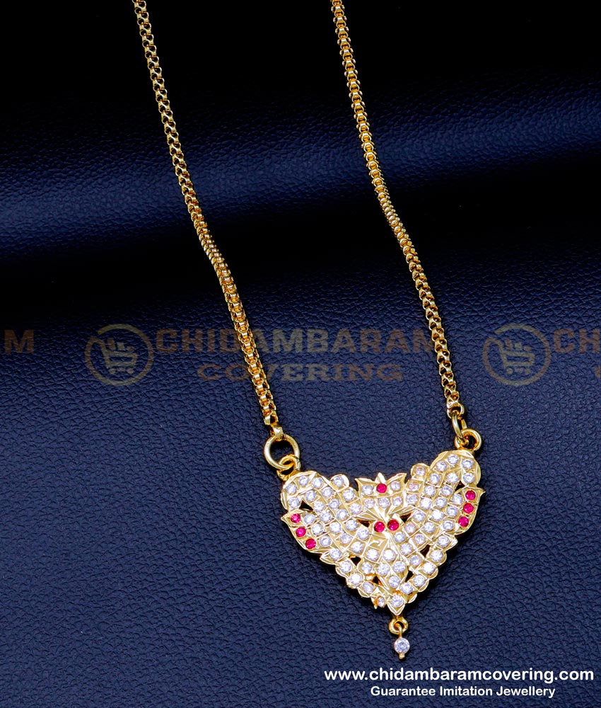 DLR236 - Impon Pendant Chain Gold Plated Jewellery Online Shopping