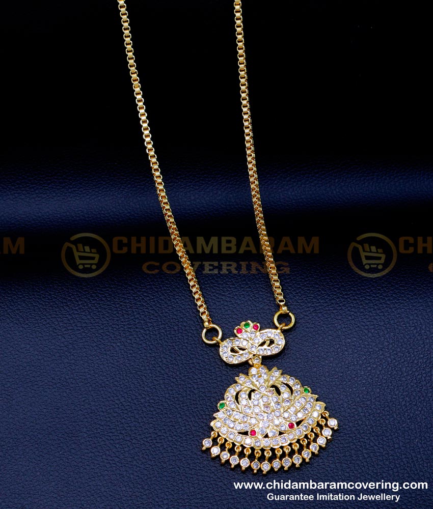 DLR238 - New Model Impon Gold Dollar Chain Design for Wedding 