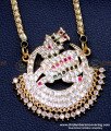 DLR239 - Latest Deer Model Impon Gold Dollar Chain Design for Female