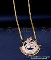 DLR239 - Latest Deer Model Impon Gold Dollar Chain Design for Female