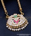 DLR255 - Attractive Impon Pendant Chain Gold Plated Jewellery