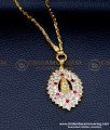 DLR263 - Impon South Indian Dollar Chain Designs for Daily Use