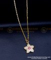 DLR266 - Beautiful Flower Design Impon Long Chain with Dollar