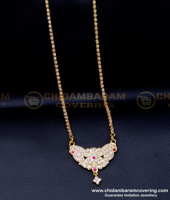 DLR276 - Impon Dollar Gold Design with Long Daily Use Chain
