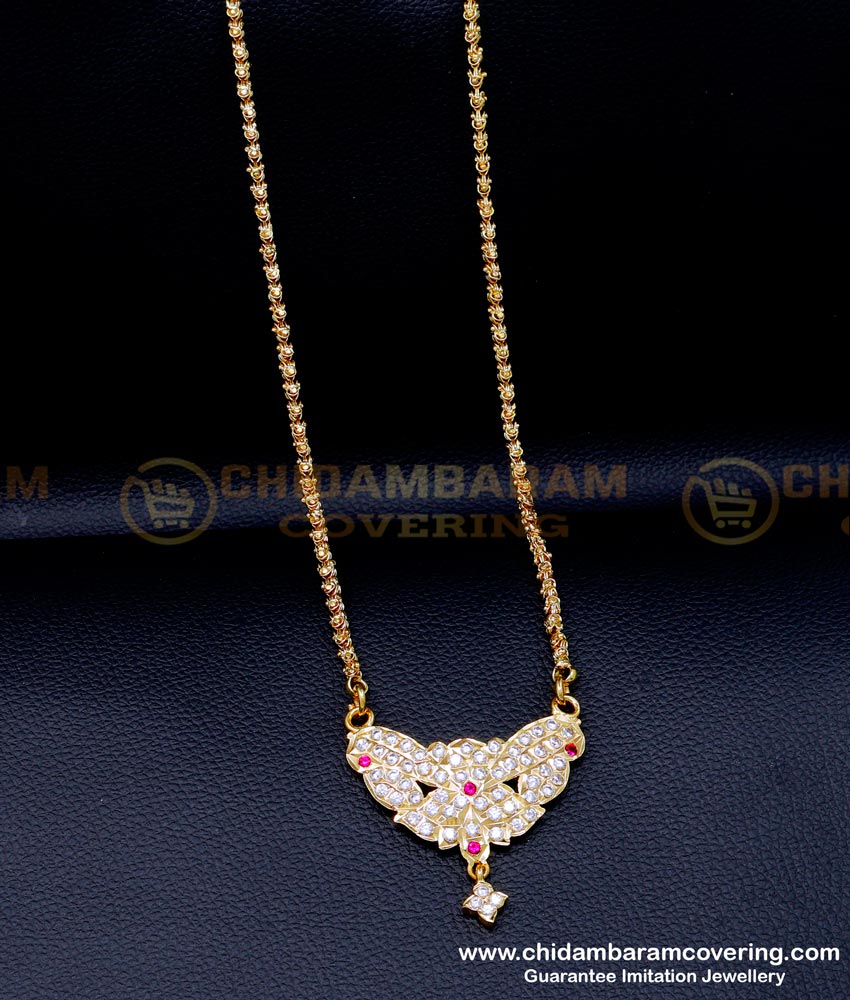 DLR276 - Impon Dollar Gold Design with Long Daily Use Chain