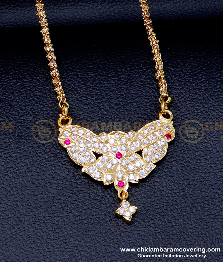 DLR276 - Impon Dollar Gold Design with Long Daily Use Chain