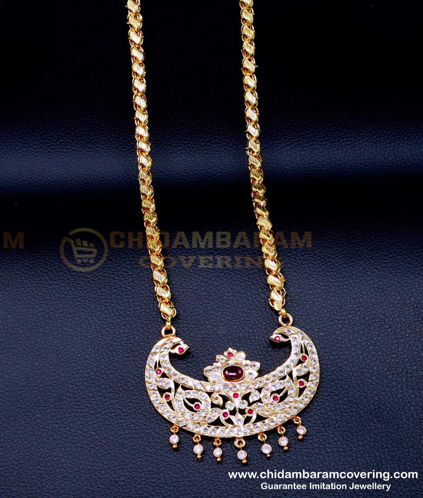 DLR289 - Latest Festive Collection Impon Dollar Chain for Ladies