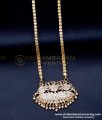 DLR292 - Unique Impon Gold Plated Swan Locket Chain Gold Model
