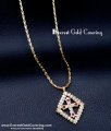 DLR297 - Impon Simple Daily Use Cross Pendant Chain Buy Online