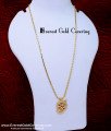 DLR298 - Impon Om Pendant Gold Design with Long Chain for Women