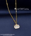 DLR308 - Impon Daily Wear Small Dollar with Short Chain Design
