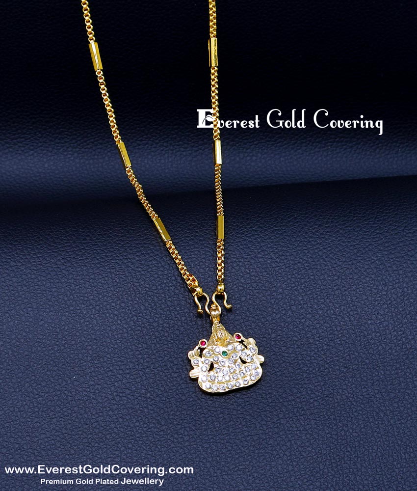 DLR308 - Impon Daily Wear Small Dollar with Short Chain Design