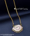 DLR311 - South Indian Impon Sangu Dollar Chain Designs Online