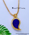 DCHN292 - 1 Gram Gold Chain with Single Palakka Manga Pendant