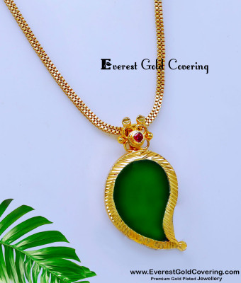 DCHN293 - Kerala Jewellery Design Palakka Mango Dollar Chain