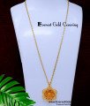 DCHN298 - Unique Flower Pendant with Long Chain for Women