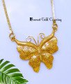 DCHN304 - Unique Gold Forming Butterfly Design Long Dollar Chain