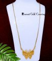 DCHN304 - Unique Gold Forming Butterfly Design Long Dollar Chain