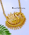 DCHN305 - Latest Collection Trendy Peacock Pendant Long Chain