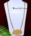 DCHN311 – 30 Beautiful peacock White Stone Dollar Chain Model for Ladies