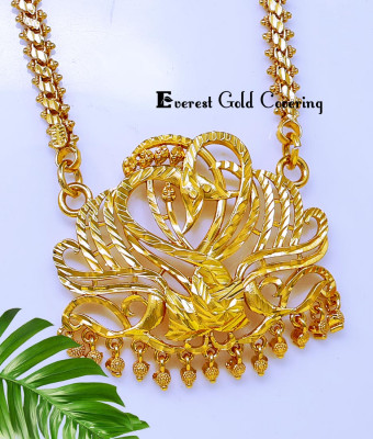 DCHN312 – 30 Inch Long Daily Wear Chain Gold Dollar Designs for Female