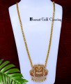 DCHN314 – 30 Inch Long Chain Latest Collection Full Stone Lakshmi Pendant