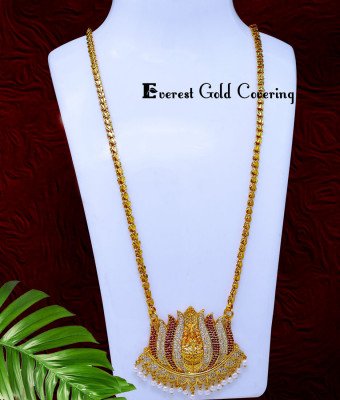DCHN315 – 30 Inch New Model Full Stone Lakshmi Dollar with Long Chain