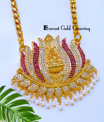DCHN315 – 30 Inch New Model Full Stone Lakshmi Dollar with Long Chain