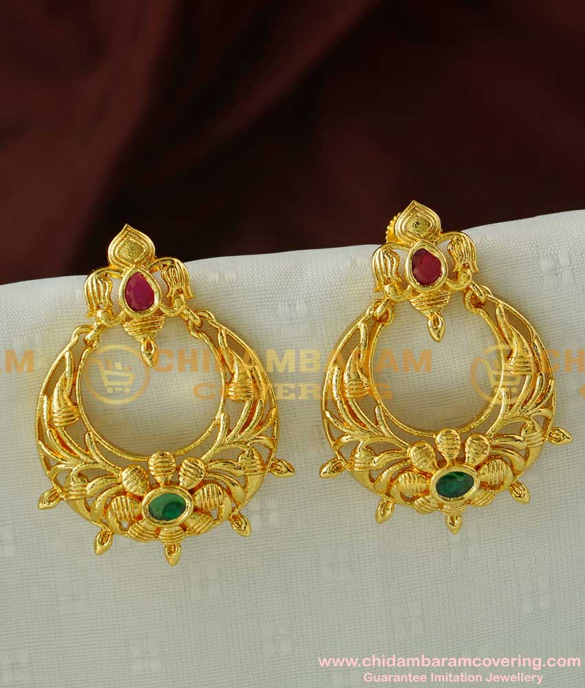 ERG087 – New Collections Designer Chandbali Earring Imitation Jewlery 