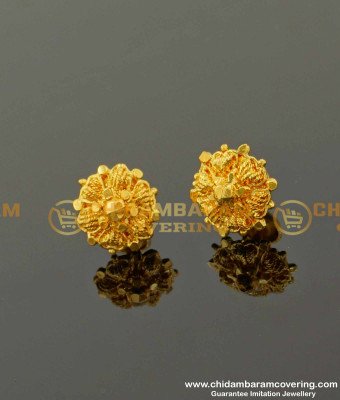 ERG093 – Daily Wear Medium Size Stud Designs Imitation Earrings For Women And Girls