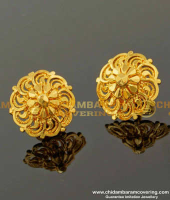 ERG099 – Trendy Big Size Daily Wear Stud Design Imitation Earrings Online