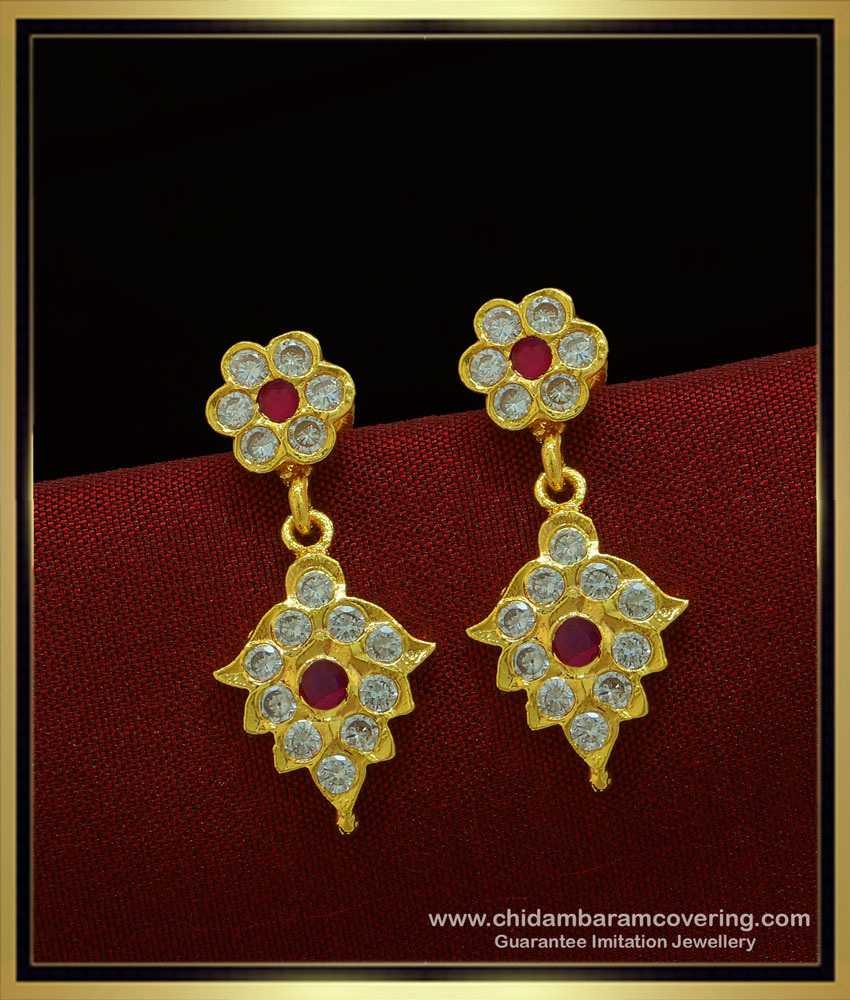 ERG1014 - One Gram Gold Five Metal Regular Use Impon Earring Collections 