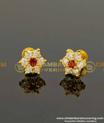 ERG109 - Sparkling American Diamond Seven Stone Studs for Women