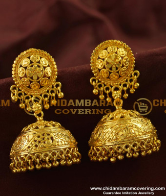ERG130 - Latest Bridal Wear Collection Big Jhumkas Buy Online