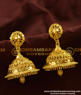 ERG133 - Traditional Kerala Bridal Heavy Jhumkas Designs Online Shopping